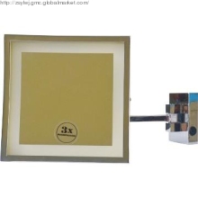 square lighted magnifying mirrors