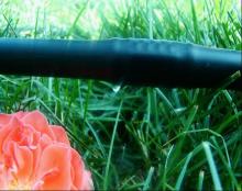 inline flat dripper irrigation system with marking line