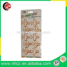 Promotional Aeroplane Paper Clips in PP Bag