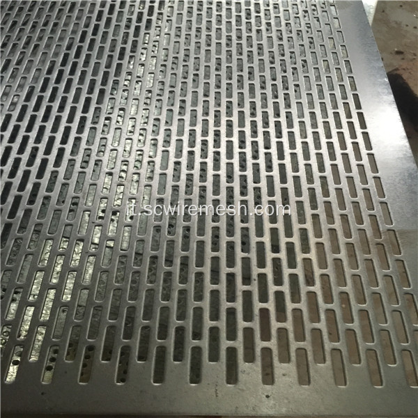 Schermi di metallo perforato di alluminio Rete metallica perforata