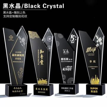 new design crystal  trophy