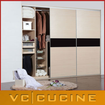 North american wood veneer wardrobe