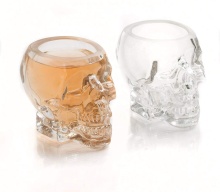 custom personalized skull shot glasses for wedding