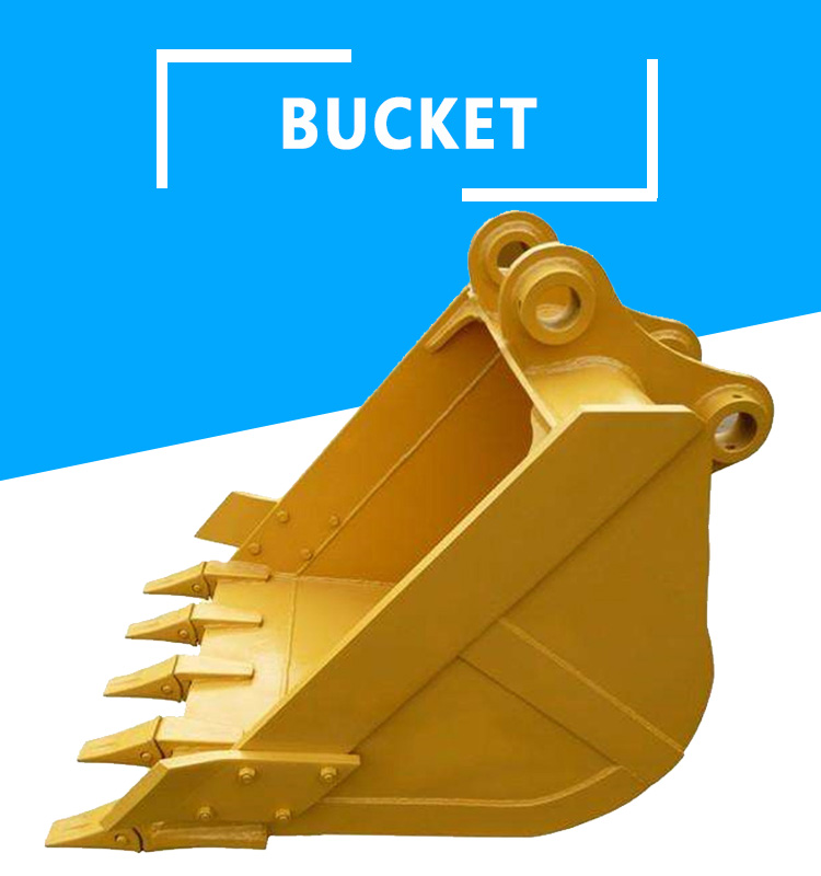 Wholesale customized rock type excavator bucket excavator crusher bucket