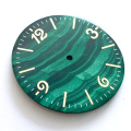 Green Peacock Gemstone Watch Dial