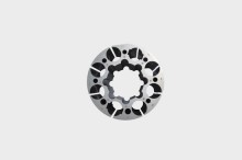 Single phase motor stator and rotor