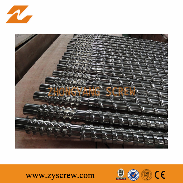 high quality precision single screw and barrel screw cylinder  for extruder for  PE film pipe sheet extrusion