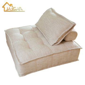 Simple Comfy Fabric Sectional Sofa for Living Room - Cube Modular 2 Piece Couch