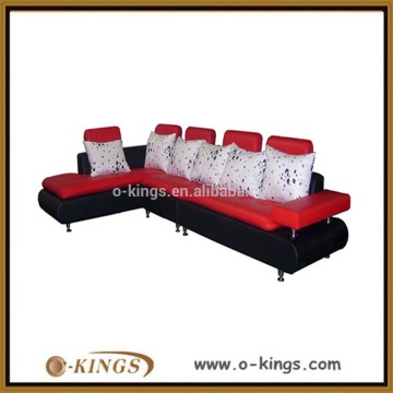 red black sofa