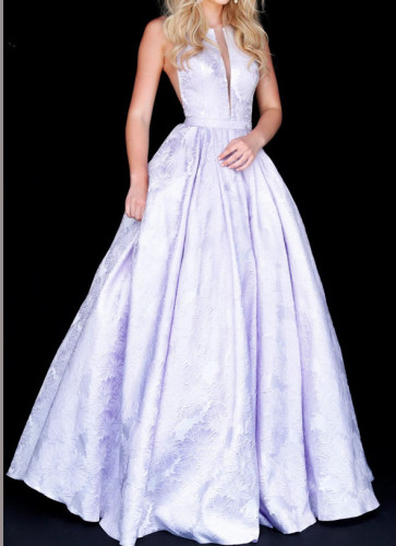 Women's Long Mikado Prom Formal Dress