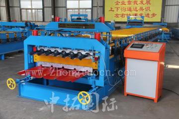 Roof Tile Double Layer Roll Forming Machine