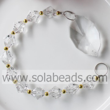 Chunky 270MM Length Crystal Bead Drop