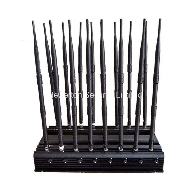 All Frequency 16 Antennas Mobile Phone Jammer/ WiFi GPS Jammer/VHF UHF Jammer/Lojack Jammer/ 315/433/868MHz RF Radio Signal Jammer