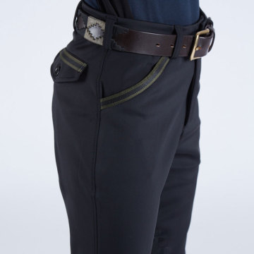 Black Boys' Riding Equestrian Pants For Riding