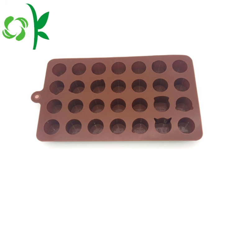 Emoji Chocolate Silicone Baking Mold Small Round Molds