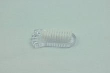 plastic nail brush foot shape nail brush