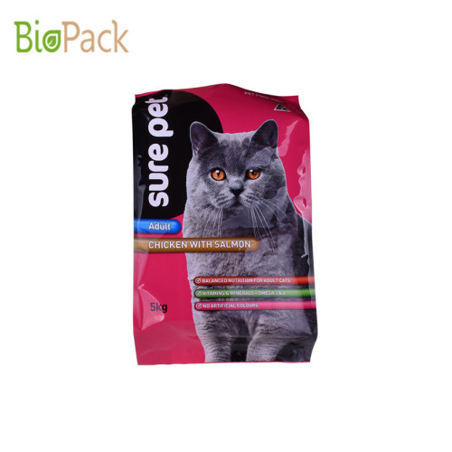 Färgglada utskrifter Pet Food Bag Gusset Ficka för fiskfoder med bra tätning
