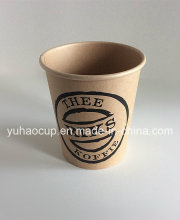 Brown Paper Cup for Hot Cold Drinking