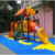 Outdoor safety basketball playground surface