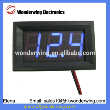 DC 3.2V-30V Digital Voltage Voltmeter Panel 3-Digital Display 0.56 inch Blue