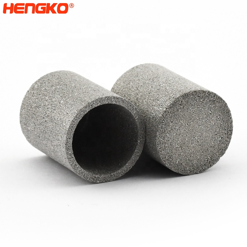 0.2-90um powder sintering porous stainless steel bronze cup filter