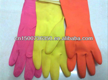 Hot sale of all color rubber insulating gloves,industry glove,household glove