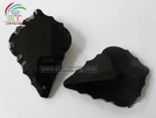 glass crystal curtain accessories crystal pendant maple leaf