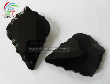 glass crystal curtain accessories crystal pendant maple leaf