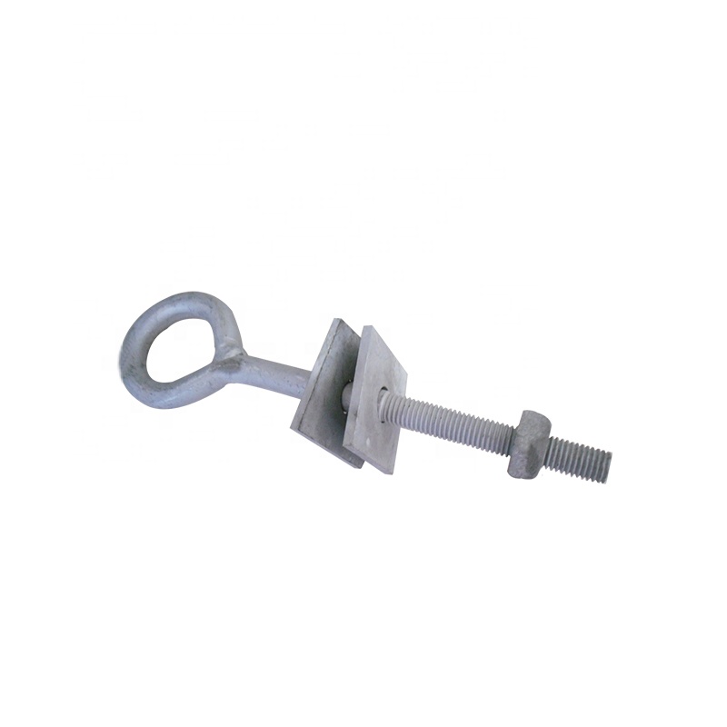 Electric Power Line Fitting Pig Tail Hook For Boles Pole Line Hardware