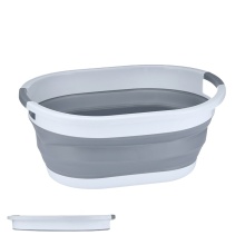 Large Foldable Laundry Hamper: Collapsible Rectangle Plastic Basket for Kids