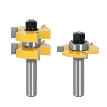 12mm Three Tooth T-shaped Tenon Joint Cutter - Hard Alloy Milling Cutter