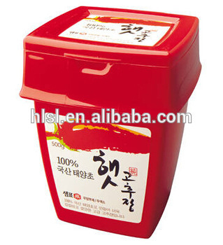 Plastic hot pepper container