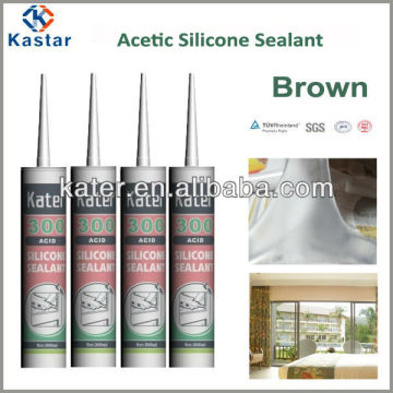 acetic silicone, brown silicone sealant