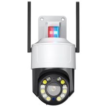 Optical Zoom CAMHI Pro 1080P: 10X PTZ Camera with Siren Alarm and WiFi Connectivity