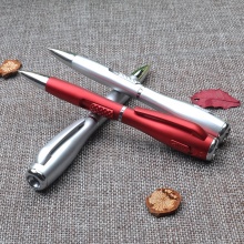 Hot Selling Promotional Printed Logo Pen with Torch