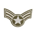 Vijfpuntige sterren force badge militaire borduurpatches