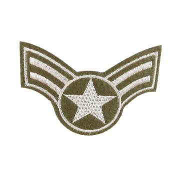 Stelle a cinque punte forza patch ricamo militare distintivo