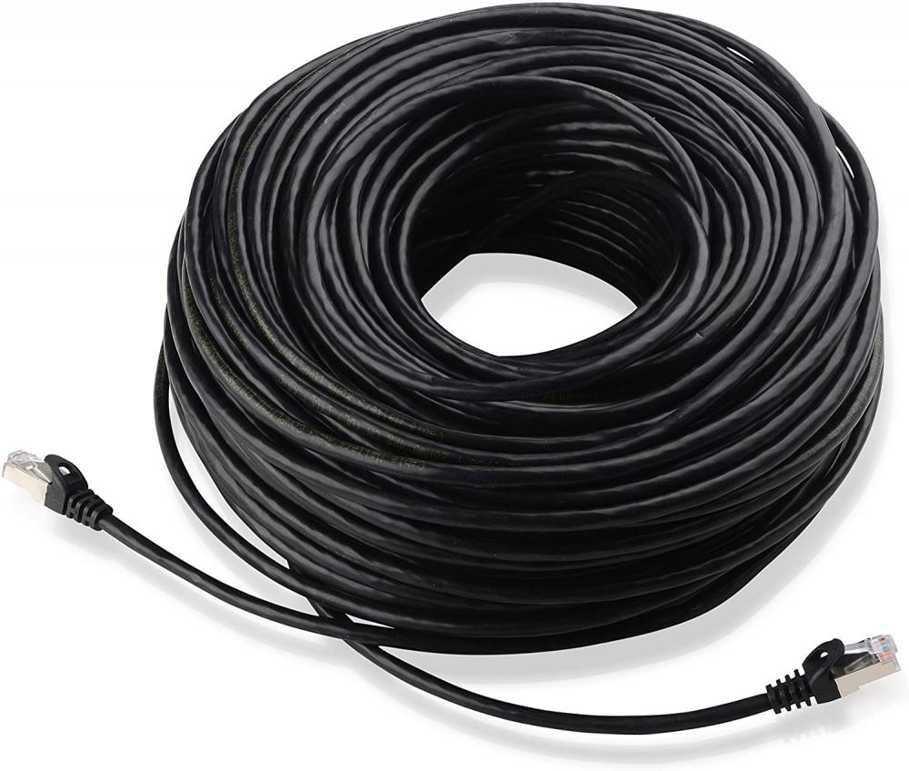 Cable Ethernet blindado Cat6 RJ45 SFTP de 100 pies