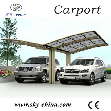 Polycarbonate and aluminum carport pvc boat shelter