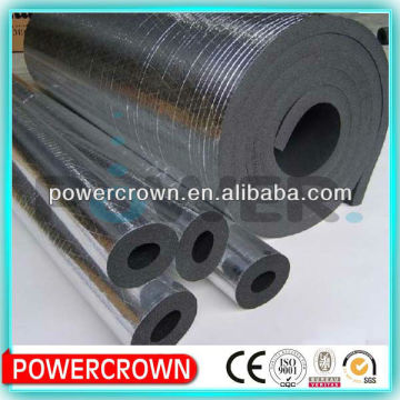 thermal insulation rubber foam insulation hose/water hose rubber insulation OEM size with aluminium foil facing