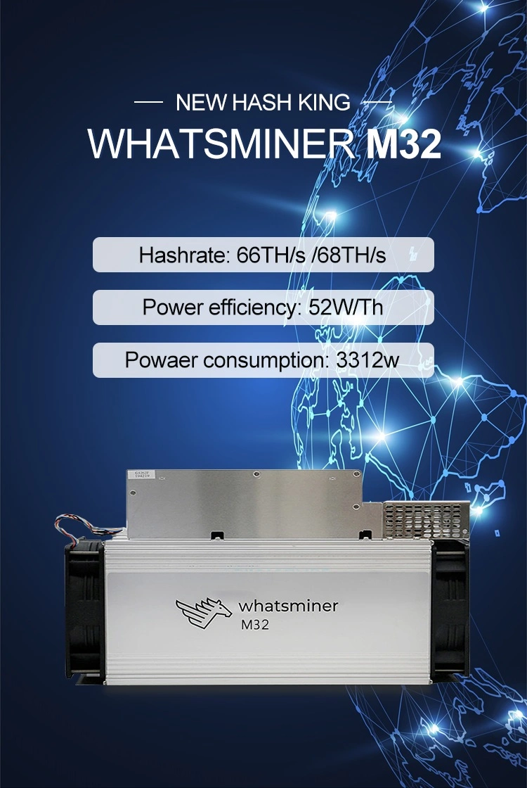 Asic Mining Machine Btc Miner Whatsminer M32 M30 M20 M20s M21s with Original Power