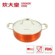 2015 aluminum two handle saucepan/hot pot CK6620T