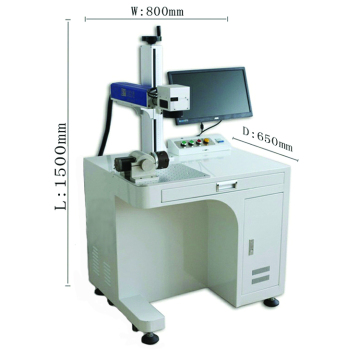 High Efficiency desktop fiber laser marking machine for bottle cap