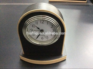 desktop clock wood clock time clock