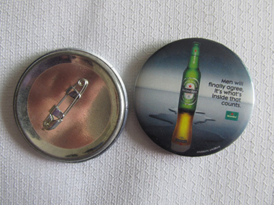 promotional badges,beer  promotional badges