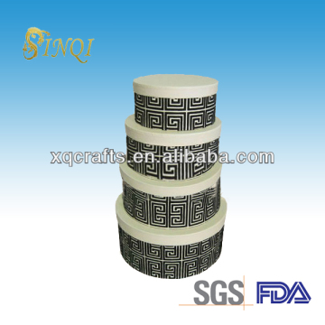 Paper gift packaging box paper round gift packaging box