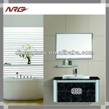 Glass basin bathroom cabinet