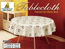Pvc Tablecloth with Scallop Edge