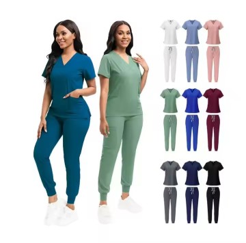 Women's Custom Stretch Breathable Nursing Scrubs & Medical Uniforms