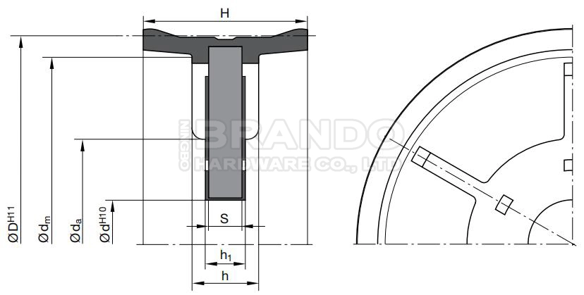 Parker Type Praedifa DK-3207-Z5051 DK-32-8-15 Piston Seals Parker Type Pneumatic Cylinder Piston Seals